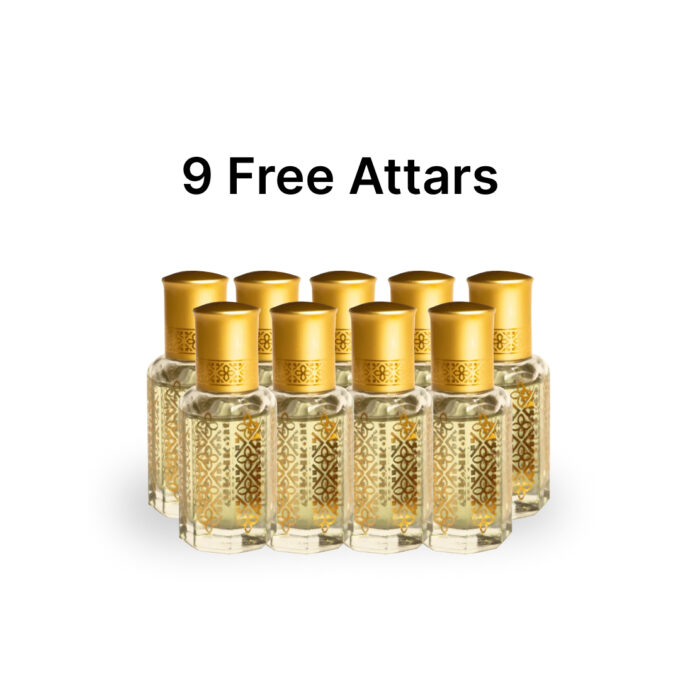 <a style="color:red;">Offer Applied: 3 Perfumes of 50ml and 9 Free Attars</a>